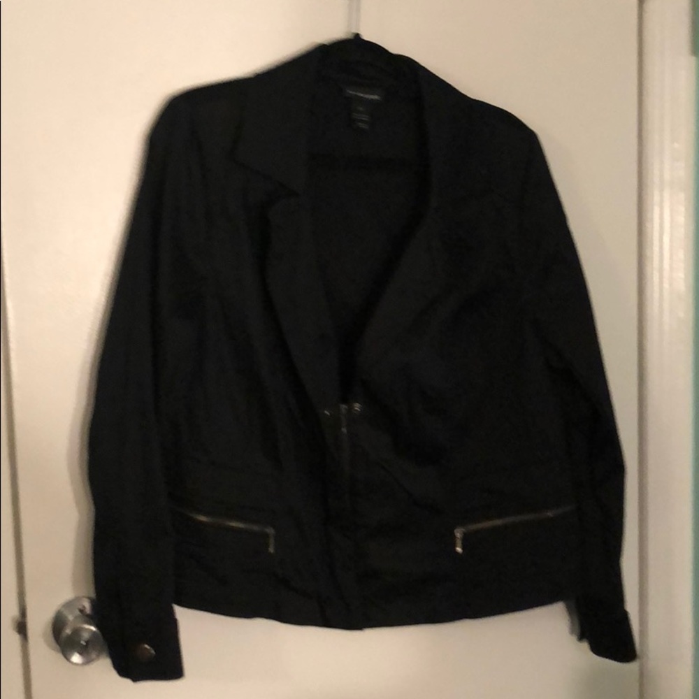 Lane Bryant motorcycle style blazer